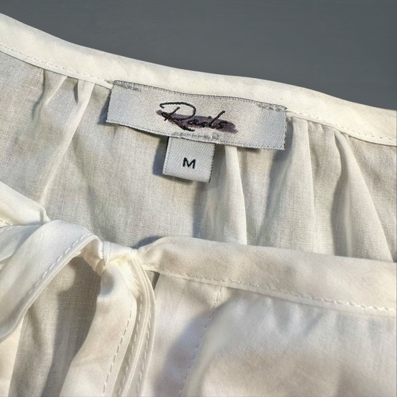 NWOT Rails ‘Dari’ Eyelet Drop Shoulder Tunic Top in “Beach White” Size Medium - Picture 6 of 16